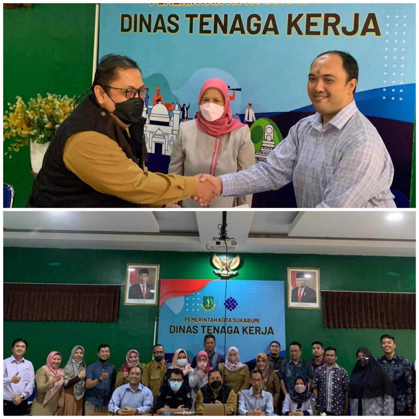 RAPAT KOORDINASI KETENAGAKERJAAN DAN MOU IPI DAN DINAS TENAGA KERJA KOTA SUKABUM