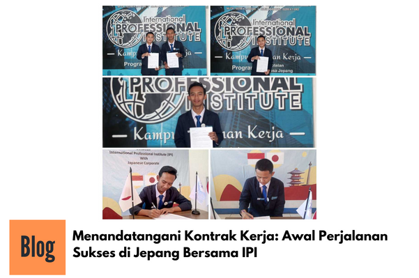Penandatanganan Kontrak Kerja ke Jepang