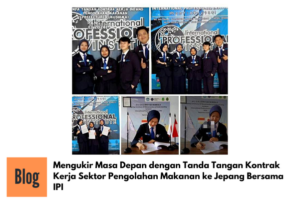Penandatanganan Kontrak Kerja ke Jepang