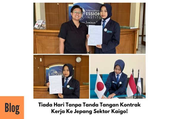 Tanda tangan Kontrak Kerja ke Jepang