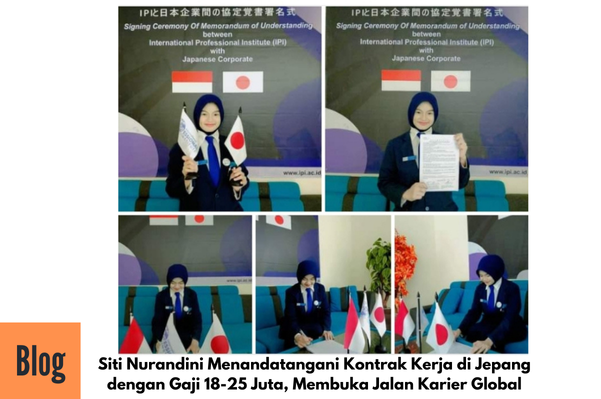 Penandatanganan Kontrak Kerjra Jepang