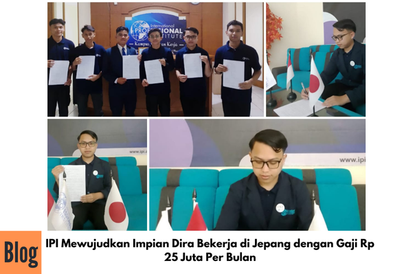 Penandatanganan Kontrak Kerja ke Jepang Sektor Pengolahan Makanan, Dira
