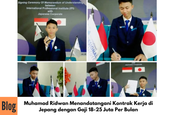 Penandatanganan Kontrak Kerja ke Jepang Sektor Pengolahan Makanan