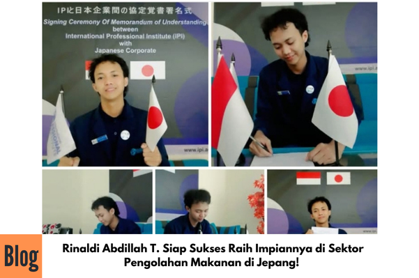 Penandatanganan Kontrak Kerja ke Jepang Sektor Shokuhin