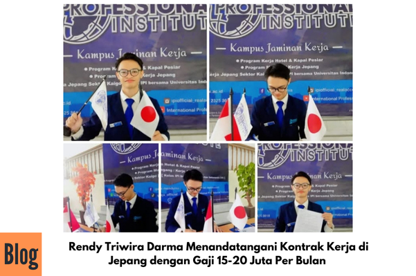Penandatanganan Kontrak Kerja ke Jepang Sektor Shokuhin