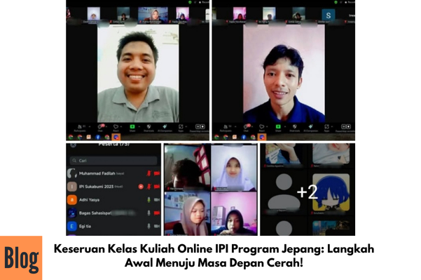 Kegiatan Kelas Kuliah Online Weekend Siswa Program Jepang