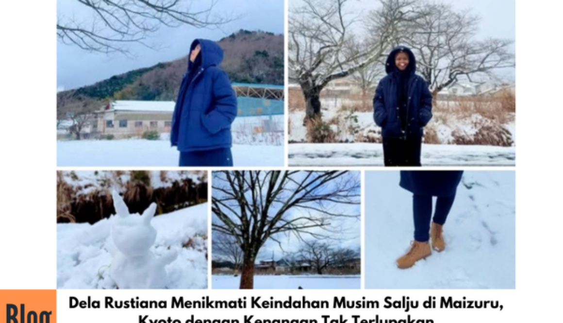 Dela Rustiana Menikmati Keindahan Musim Salju di Maizuru