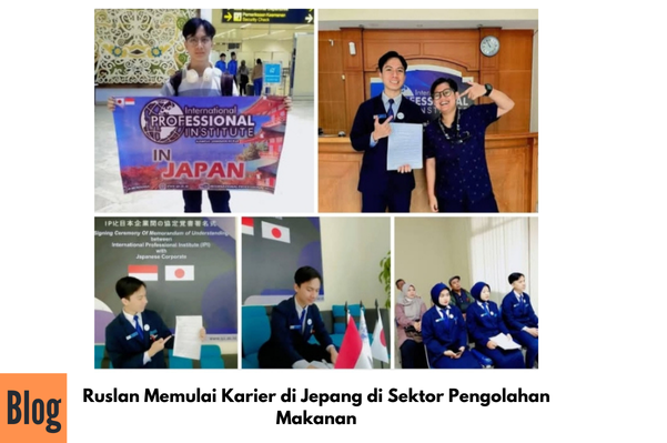 Keberangkatan Ruslan,  Alumni IPI Ke Jepang Sektor Pengolahan Makanan