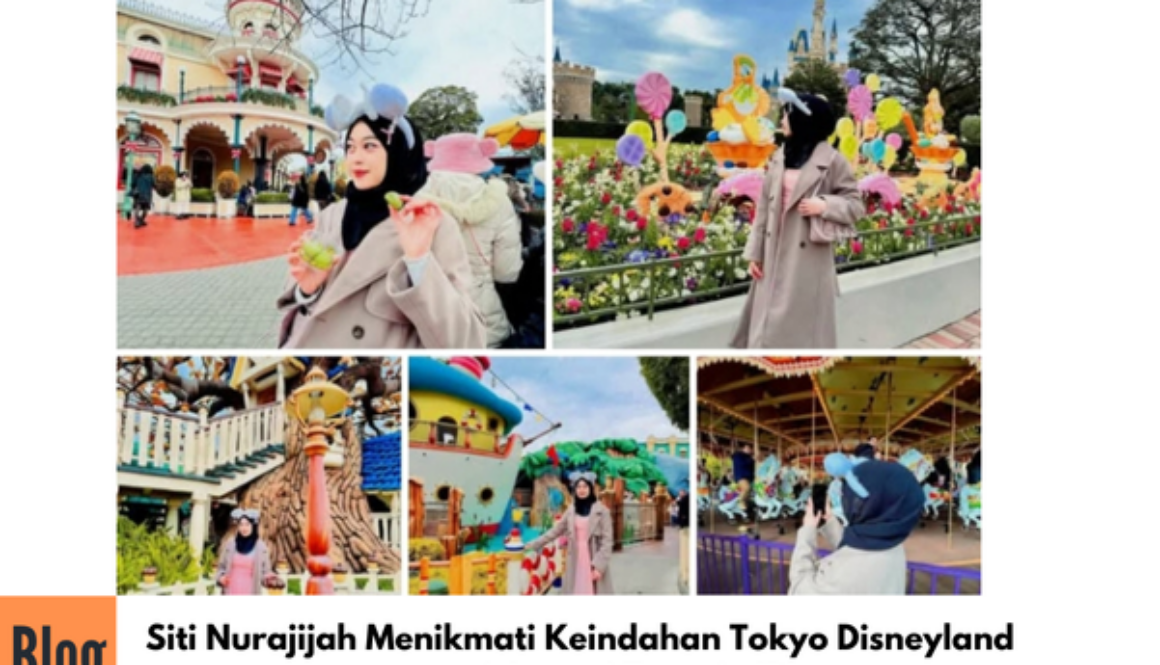 Keseruan Salahsatu Alumni IPI Ketika Jalan-jalan Sambil Berphose Cantik di Tokyo Disneyland Jepang