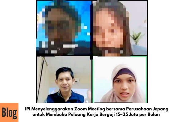 Kegiatan Zoom Meeting IPI bersama Perusahaan Jepang