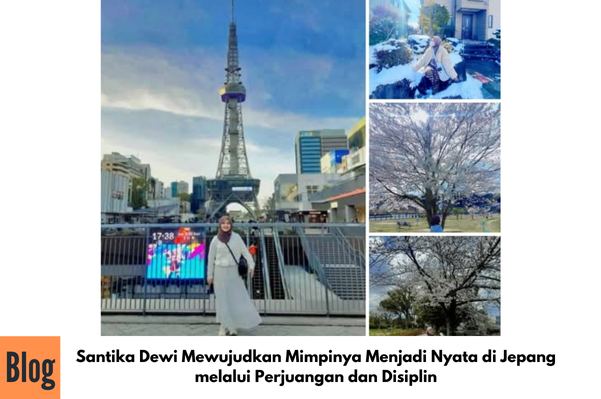 Keseruan Santika, Jalan-jalan & Berpose di Jepang