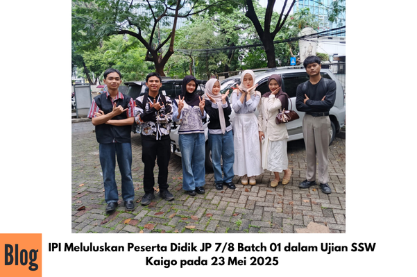 Kelulusan SSW Kaigo Peserta Didik IPI