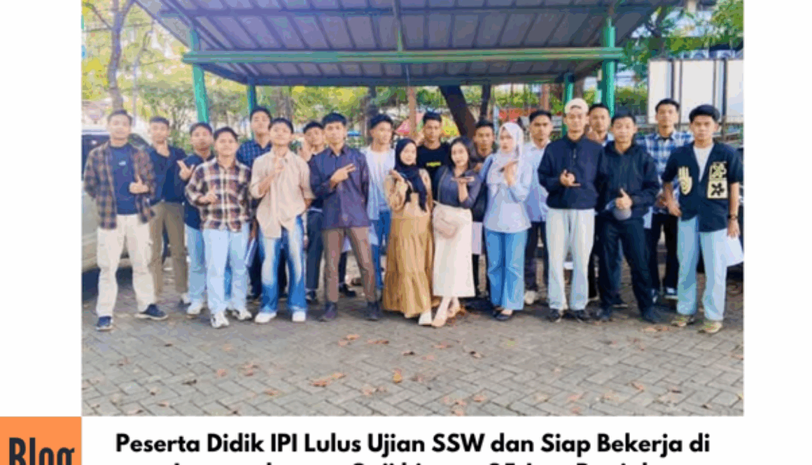 Kelulusan Ujian SSW Kaigo & Nougyou Peserta Didik IPI Program Jepang