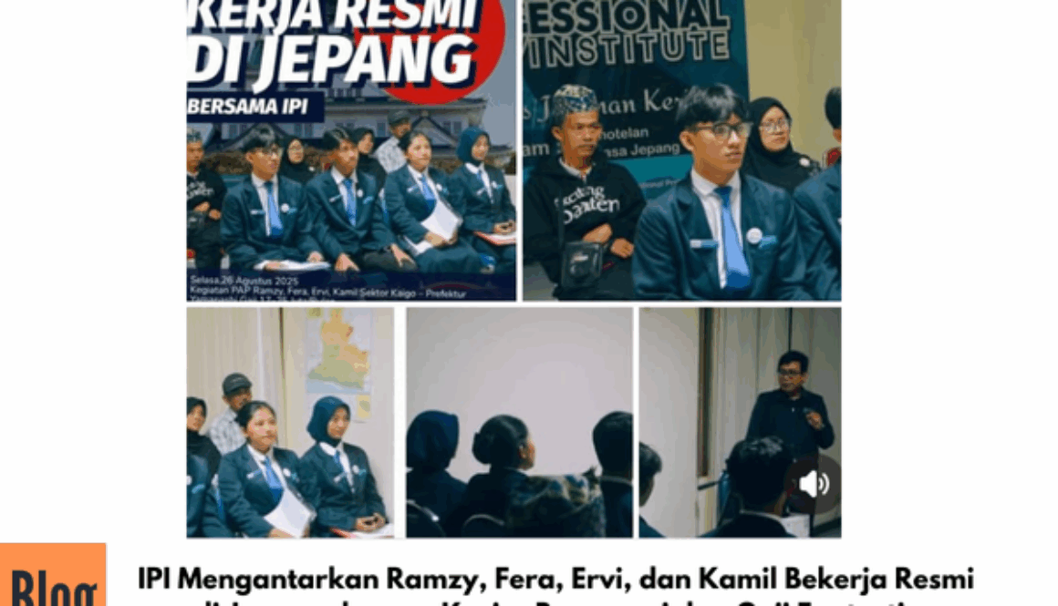 IPI Mengantarkan Ramzy, Fera, Ervi, dan Kamil Bekerja Resmi di Jepang dengan Karier Bergengsi dan Gaji Fantastis