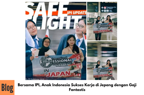 Bersama IPI, Anak Indonesia Sukses Kerja di Jepang dengan Gaji Fantastis