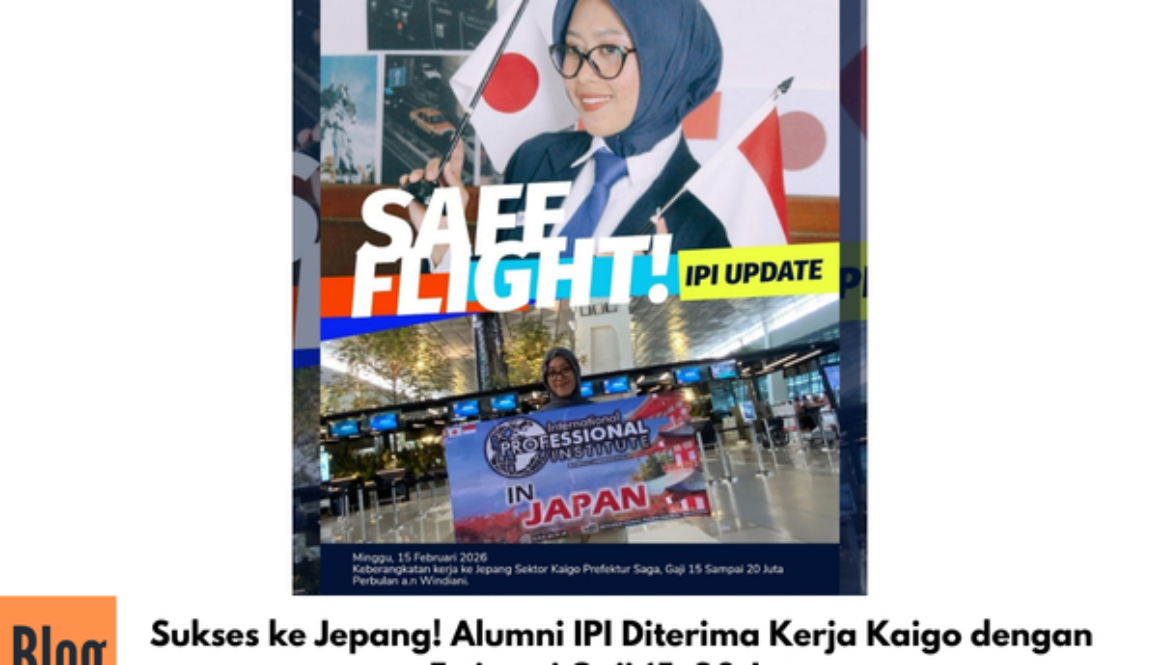 Sukses ke Jepang! Alumni IPI Diterima Kerja Kaigo dengan Estimasi Gaji 15–20 Juta