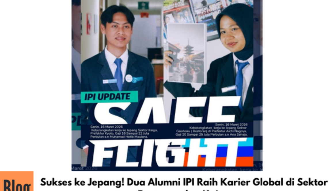 Sukses ke Jepang! Dua Alumni IPI Raih Karier Global di Sektor Restoran dan Kaigo