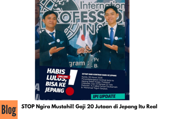 STOP Ngira Mustahil! Gaji 20 Jutaan di Jepang Itu Real