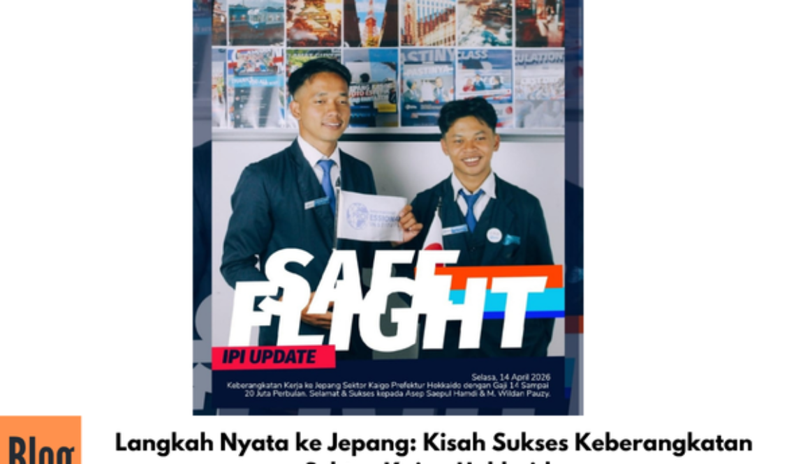 Langkah Nyata ke Jepang: Kisah Sukses Keberangkatan Sektor Kaigo Hokkaido