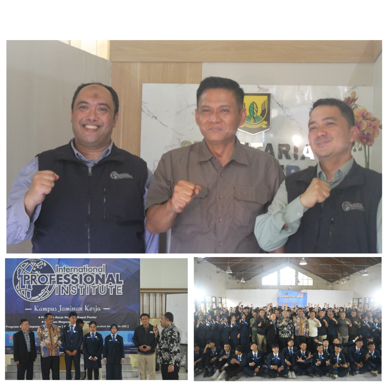 Kunjungan Dan Kerjasama Direktur International Professional Institute (IPI) Bersama Kepala Disnaker Kabupaten Sukabumi