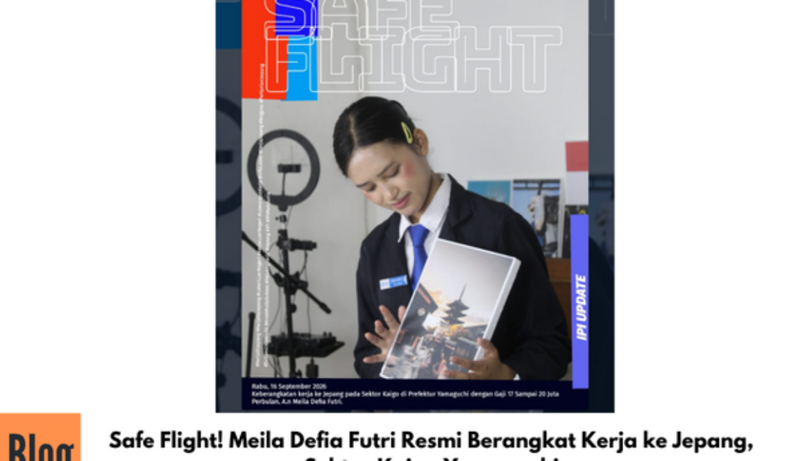 Safe Flight! Meila Defia Futri Resmi Berangkat Kerja ke Jepang, Sektor Kaigo Yamaguchi