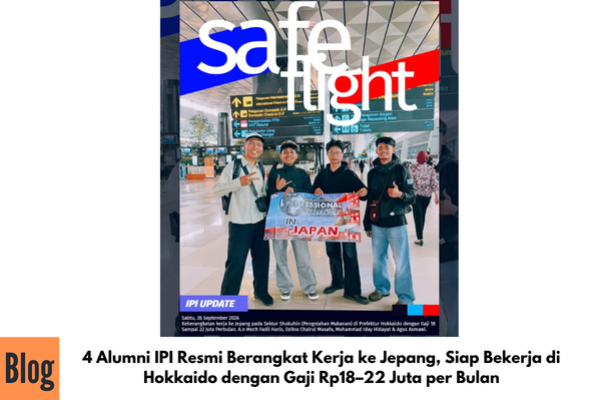 4 Alumni IPI Resmi Berangkat Kerja ke Jepang, Siap Bekerja di Hokkaido dengan Gaji Rp18–22 Juta per Bulan