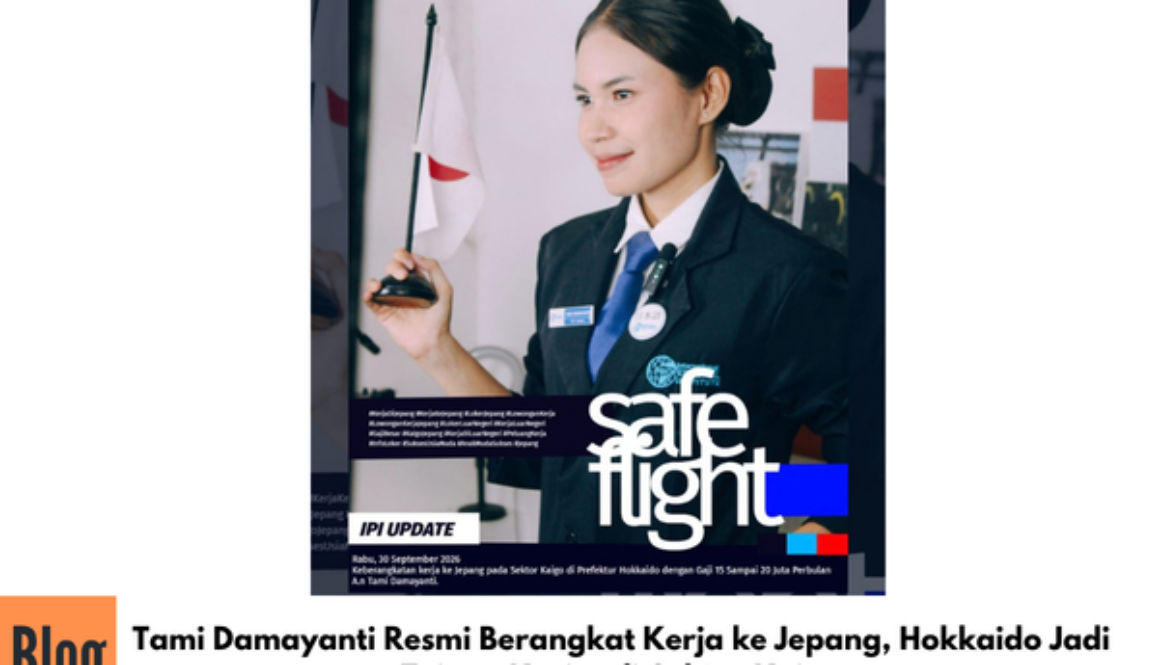 Tami Damayanti Resmi Berangkat Kerja ke Jepang, Hokkaido Jadi Tujuan Karier di Sektor Kaigo