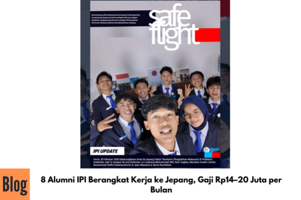 8 Alumni IPI Berangkat Kerja ke Jepang, Gaji Rp14–20 Juta per Bulan