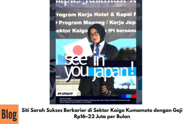 Siti Sarah Sukses Berkarier di Sektor Kaigo Kumamoto dengan Gaji Rp16–22 Juta per Bulan